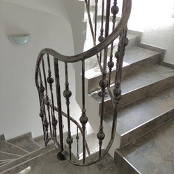 High quality helical staircase railing – interior railing