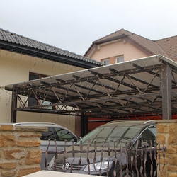 Forged carport and family house fencing - CRAZY pattern
