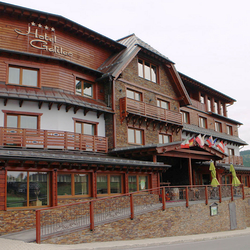The exterior railing - a luxury hotel Galileo in Slovakia