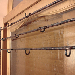 Wrought iron hangers 