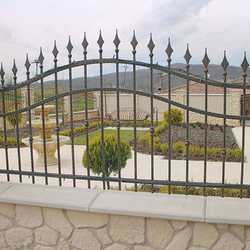 A forged fence component – fence of a family villa 