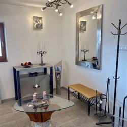 Modern anteroom furniture  forged shoe rack, hanger stand, umbrella stand, stainless steel cabinet and mirror