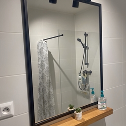 Industrial style bathroom mirror  - forged mirrors