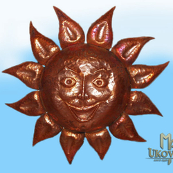 A copper wrought sun