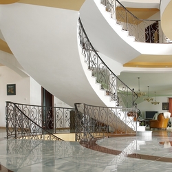 Luxury multi-storey railings in the interior with guaranteed quality